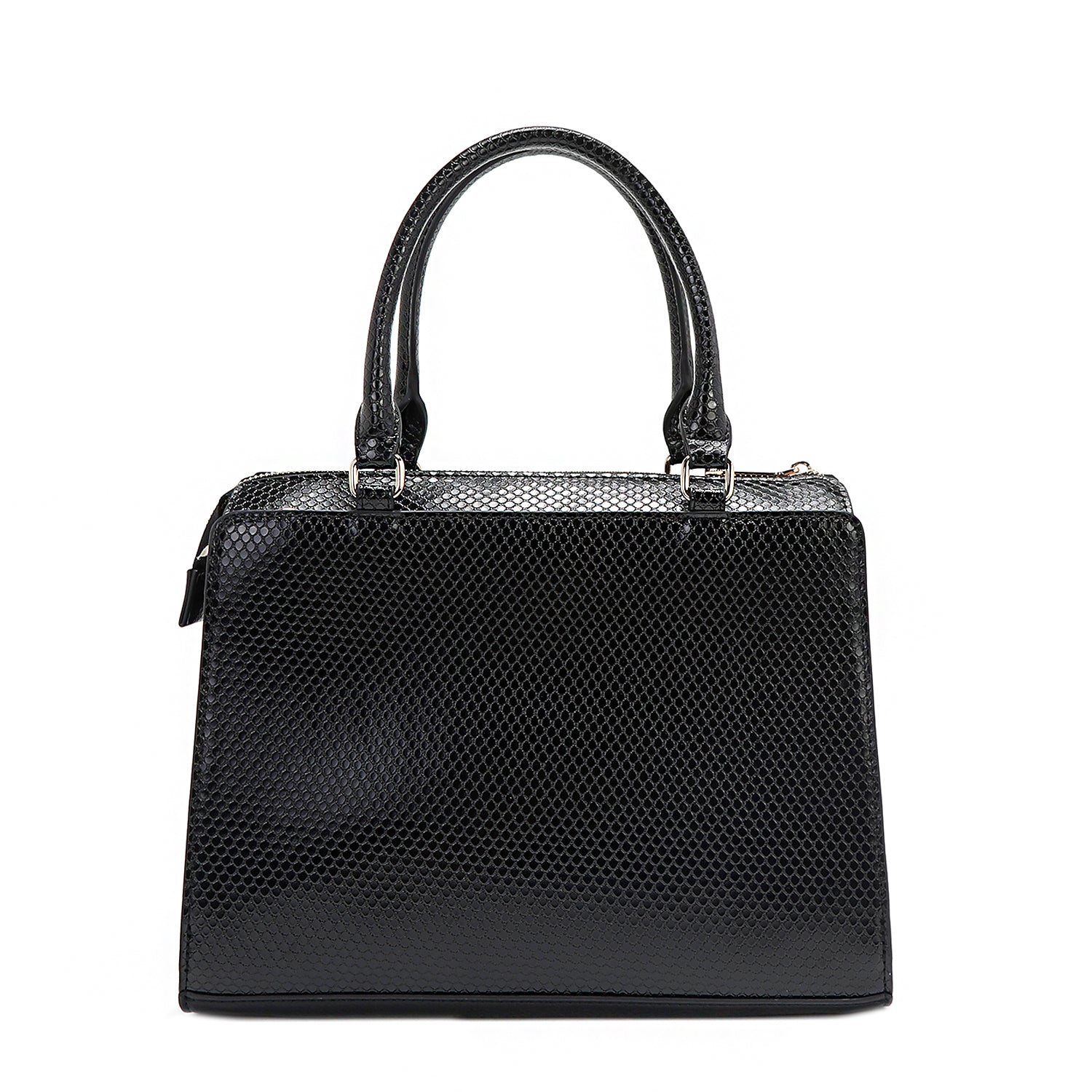 BOLSO SATCHEL CON ENCAJE (NEGRO)-3