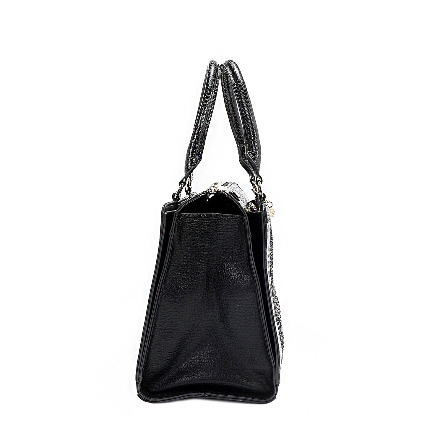 BOLSO SATCHEL CON ENCAJE (NEGRO)-2